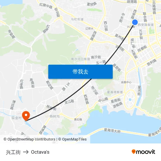 兴工街 to Octava's map
