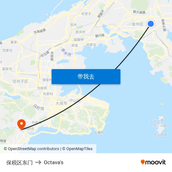 保税区东门 to Octava's map