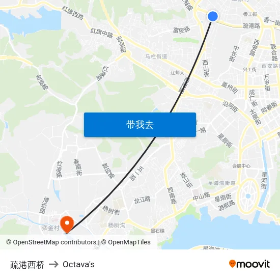 疏港西桥 to Octava's map