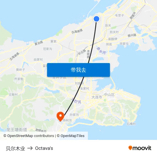 贝尔木业 to Octava's map