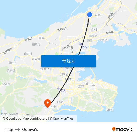 土城 to Octava's map