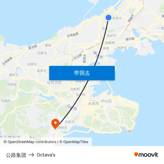 公路集团 to Octava's map