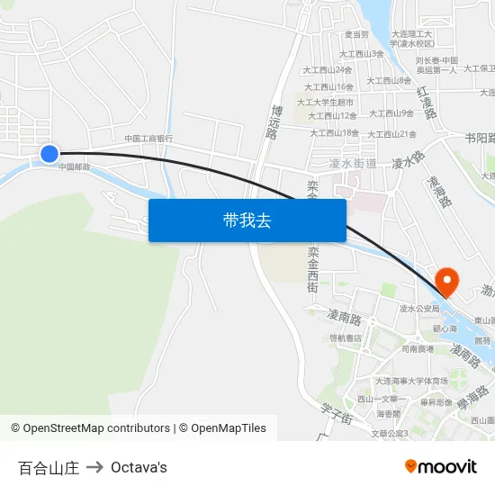 百合山庄 to Octava's map