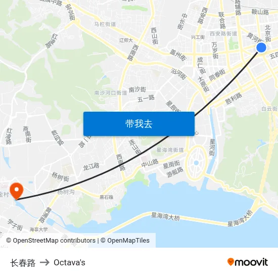 长春路 to Octava's map