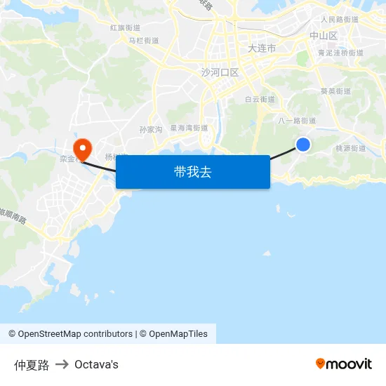 仲夏路 to Octava's map