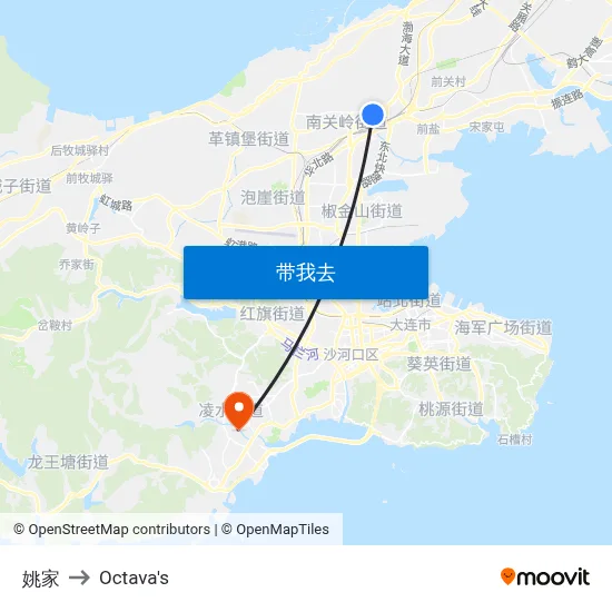 姚家 to Octava's map