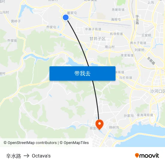 辛水路 to Octava's map