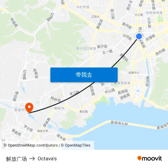 解放广场 to Octava's map