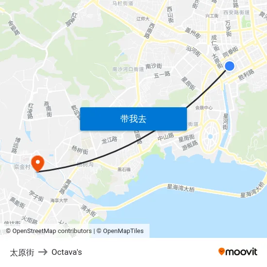 太原街 to Octava's map