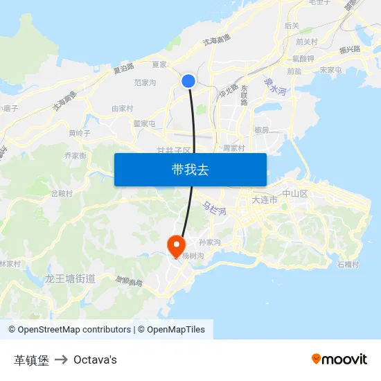 革镇堡 to Octava's map