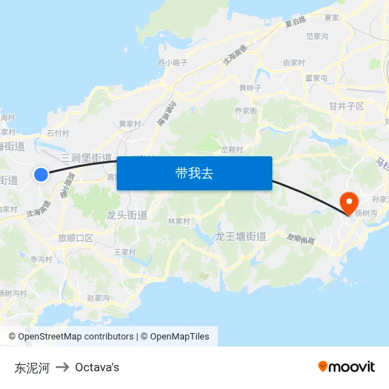 东泥河 to Octava's map