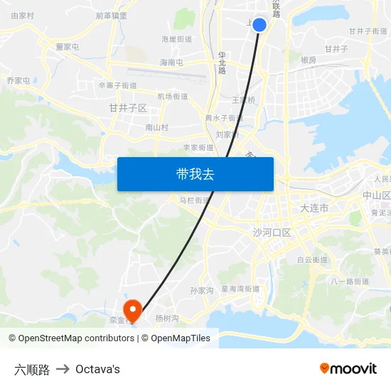 六顺路 to Octava's map