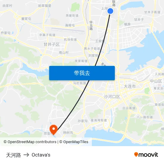 天河路 to Octava's map