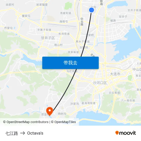 七江路 to Octava's map