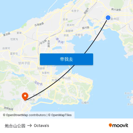 炮台山公园 to Octava's map