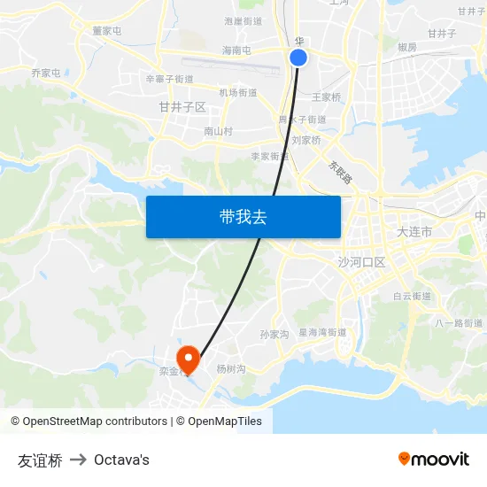 友谊桥 to Octava's map