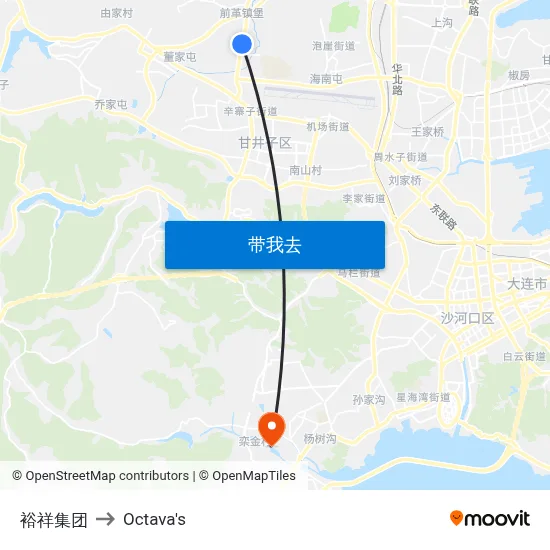 裕祥集团 to Octava's map