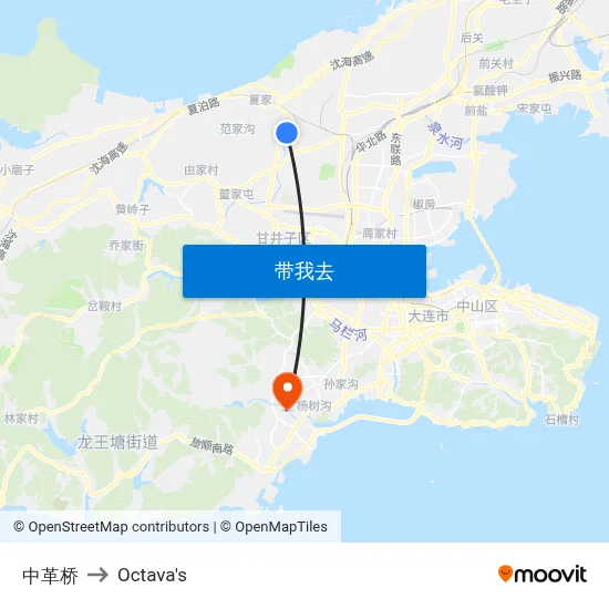 中革桥 to Octava's map