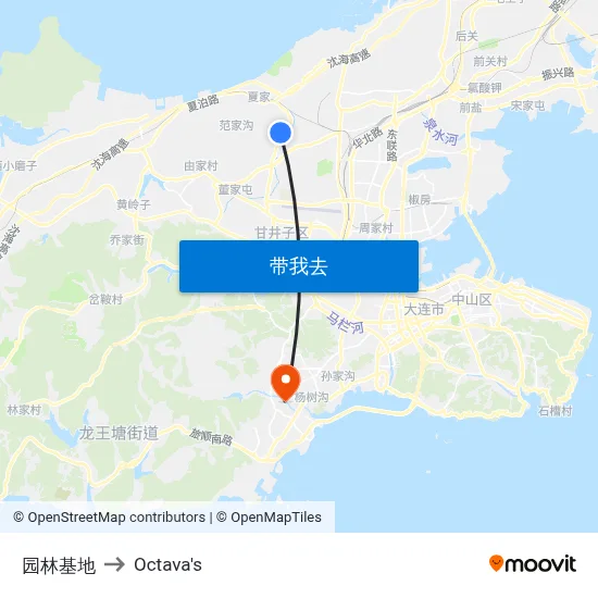园林基地 to Octava's map