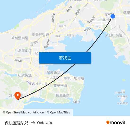 保税区轻轨站 to Octava's map