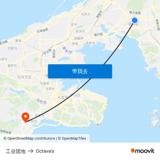 工业团地 to Octava's map