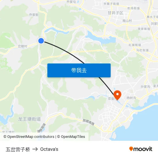 五岔营子桥 to Octava's map