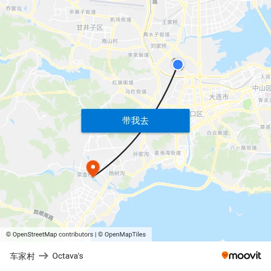 车家村 to Octava's map