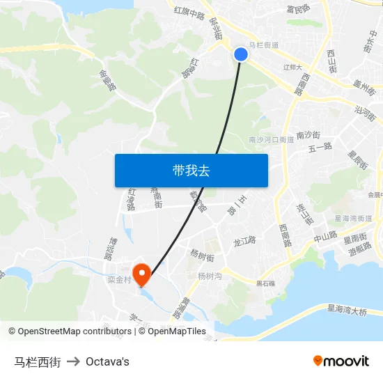 马栏西街 to Octava's map