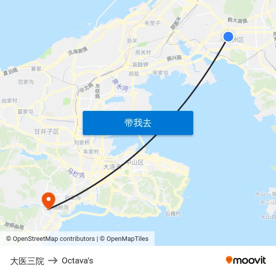 大医三院 to Octava's map