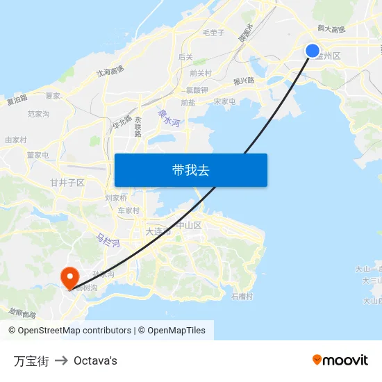 万宝街 to Octava's map