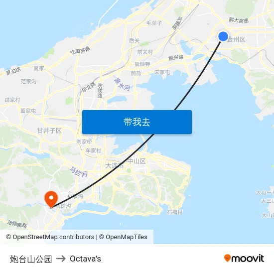炮台山公园 to Octava's map