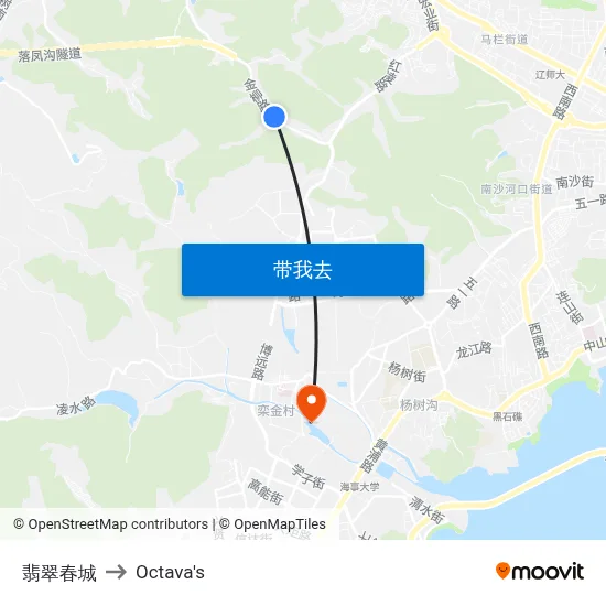 翡翠春城 to Octava's map