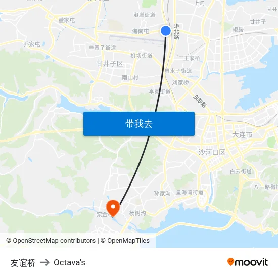 友谊桥 to Octava's map