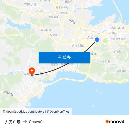 人民广场 to Octava's map