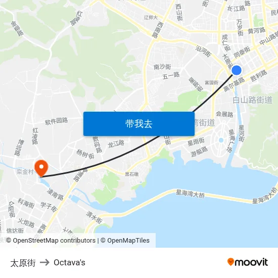 太原街 to Octava's map