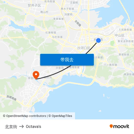 北京街 to Octava's map
