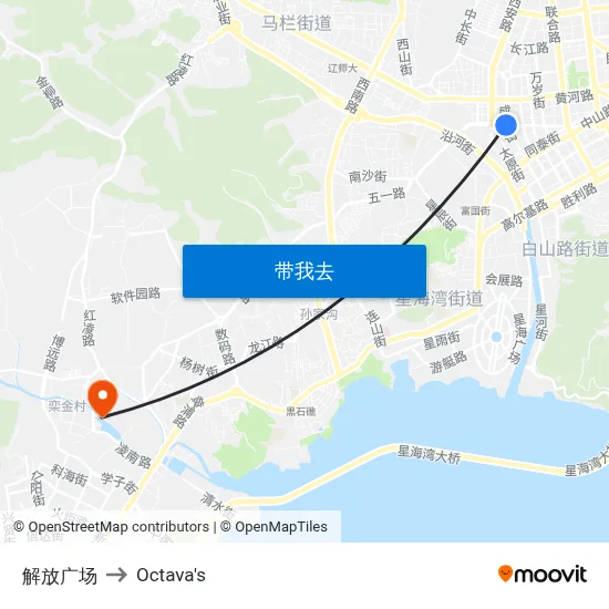 解放广场 to Octava's map