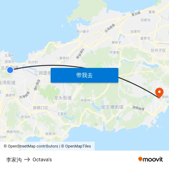 李家沟 to Octava's map