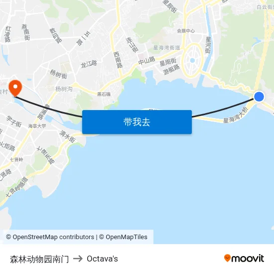 森林动物园南门 to Octava's map