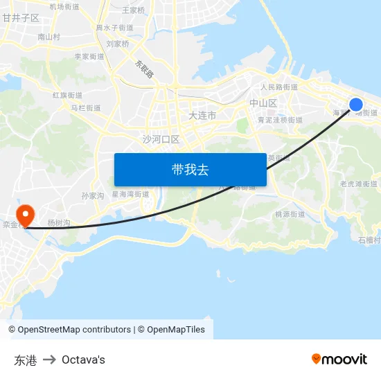 东港 to Octava's map