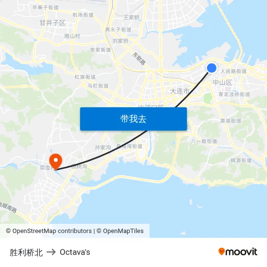 胜利桥北 to Octava's map
