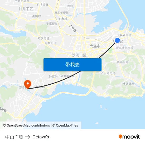中山广场 to Octava's map