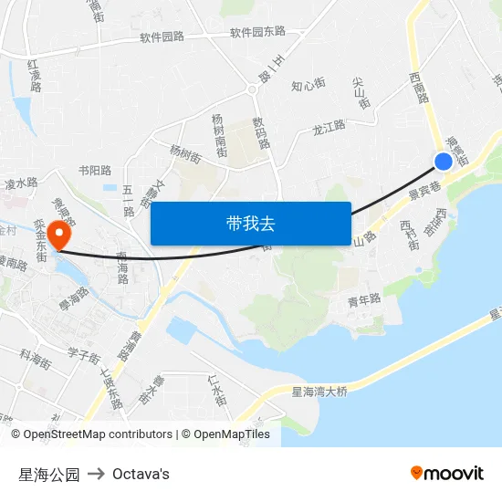 星海公园 to Octava's map