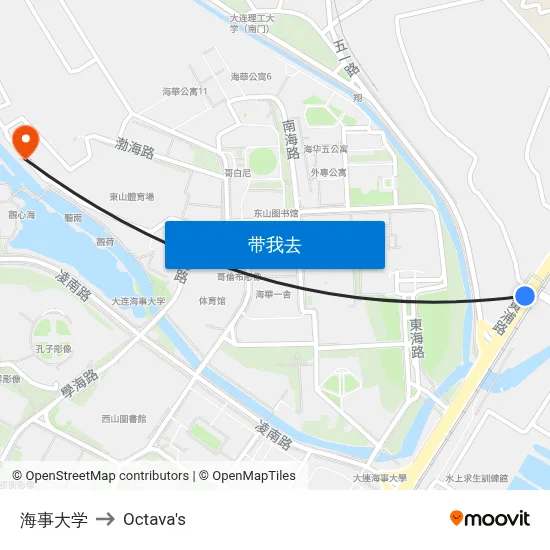 海事大学 to Octava's map