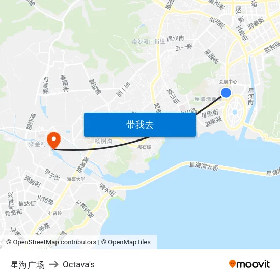星海广场 to Octava's map