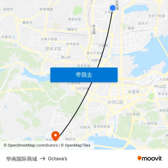 华南国际商城 to Octava's map