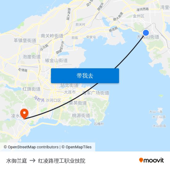 水御兰庭 to 红凌路理工职业技院 map