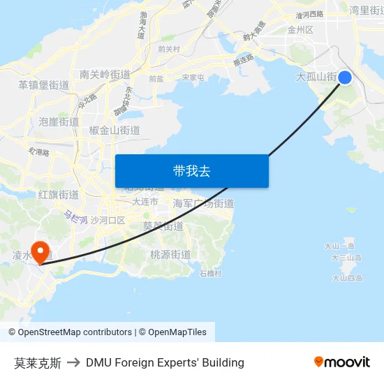 莫莱克斯 to DMU Foreign Experts' Building map