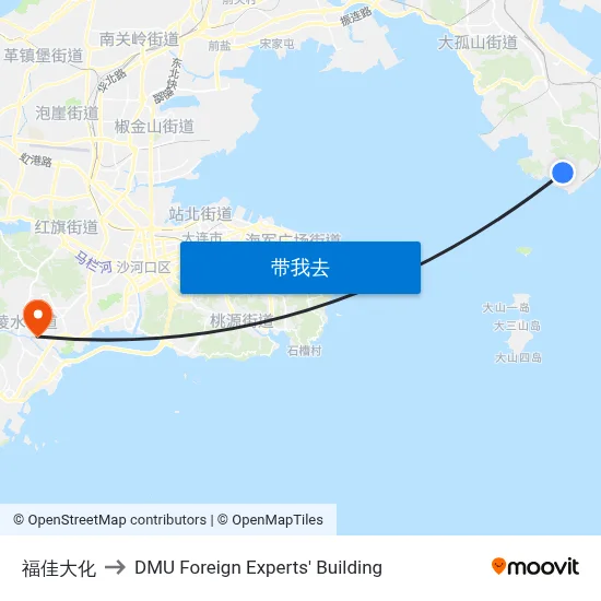 福佳大化 to DMU Foreign Experts' Building map
