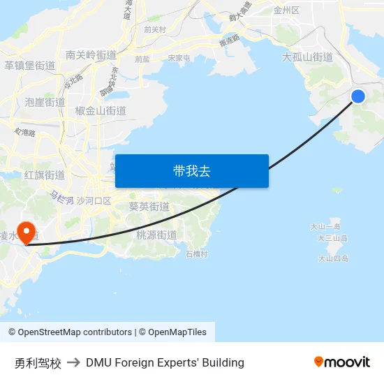 勇利驾校 to DMU Foreign Experts' Building map